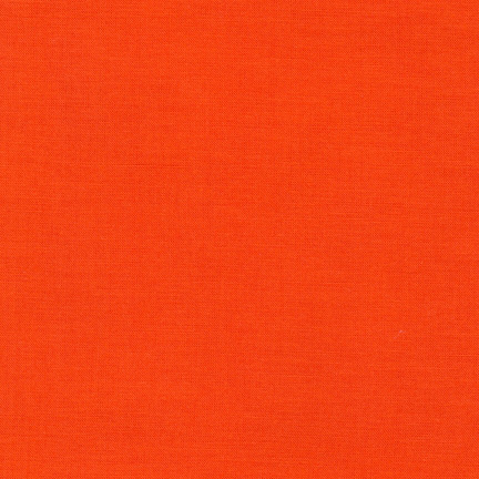 Kona Cotton Solid - Tangerine - Click Image to Close