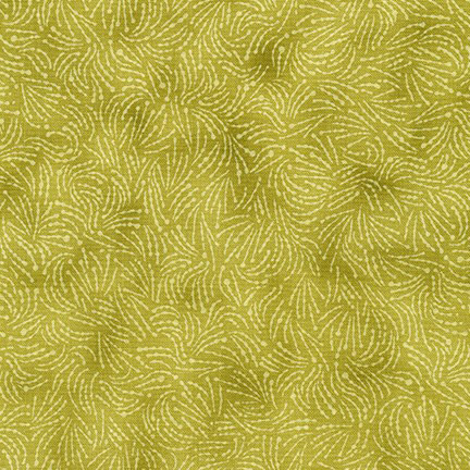 Courtyard Textures - Cotton Tufts in Olive - Click Image to Close