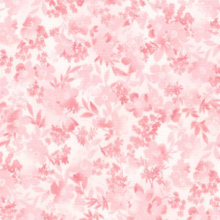 Courtyard Textures - Leaves in Pink - Click Image to Close