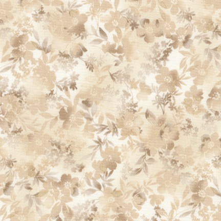 Courtyard Textures - Leaves in Taupe - Click Image to Close