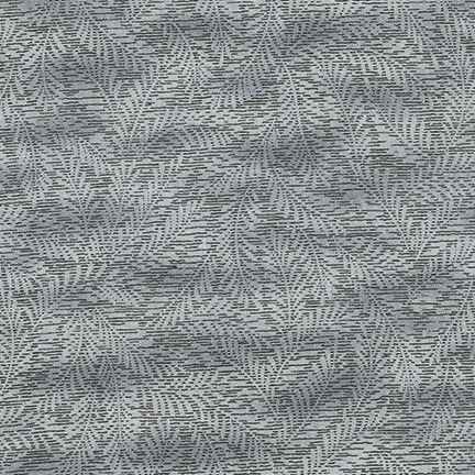 Courtyard Textures - Fern in Charcoal - Click Image to Close