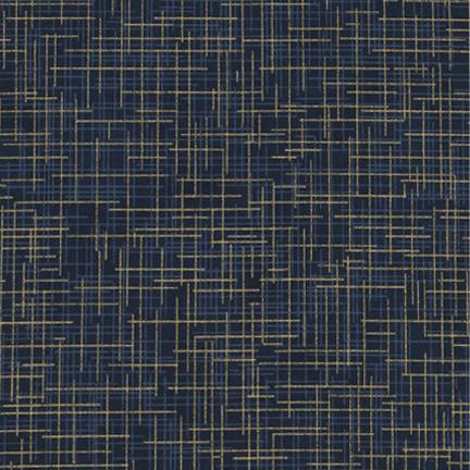 Quilter's Linen - Metallic in Midnight - Click Image to Close