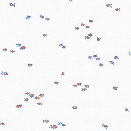 Petit - Fishies in White - Click Image to Close