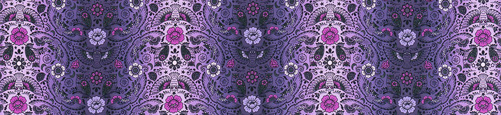 Boodacious - Owl Paisley in Nightfall Sparkle (FWOF) - Click Image to Close