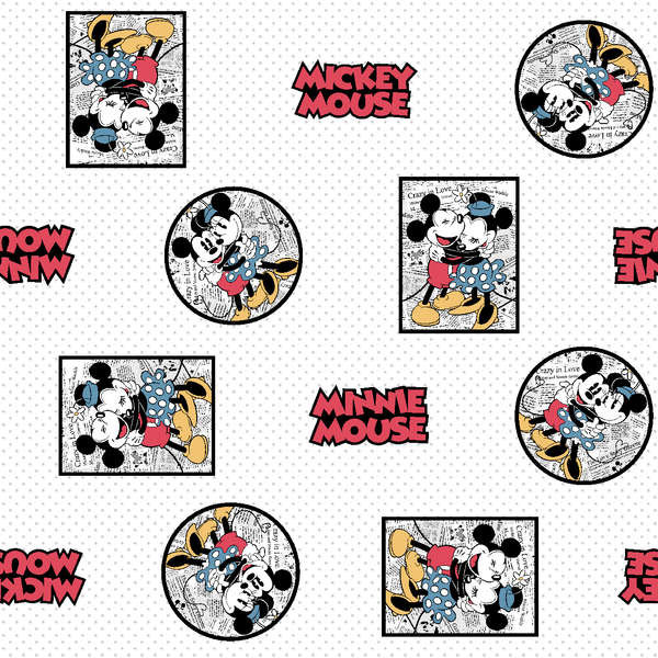 Mickey & Minnie - Framed - Click Image to Close