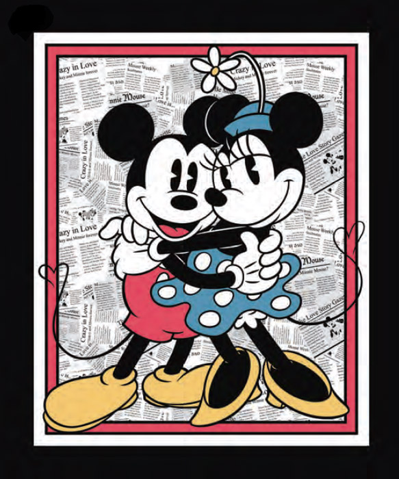 Mickey & Minnie Panel - Click Image to Close