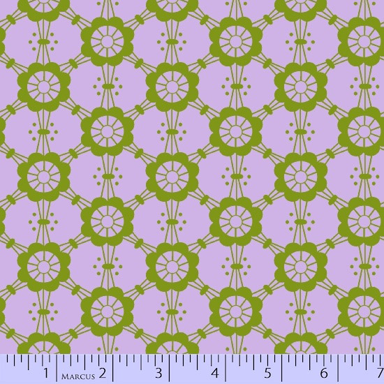 Mostly Manor - Mary in Olive on Lilac - Click Image to Close
