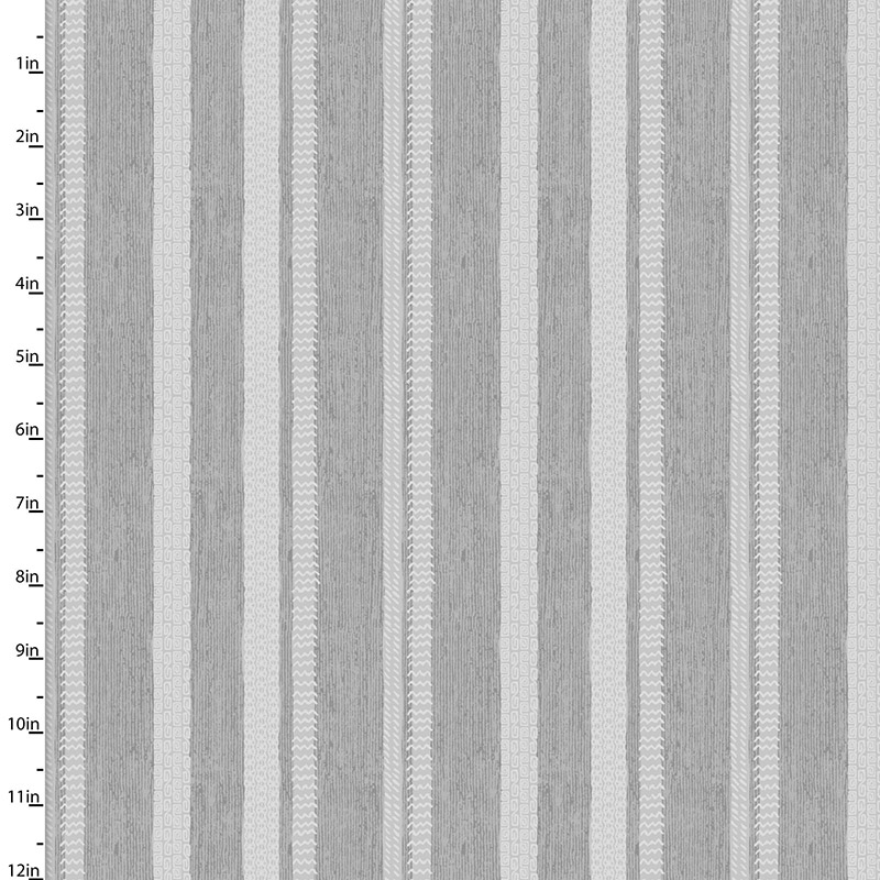 Bee Happy - Stripes in Gray - Click Image to Close