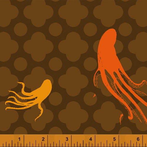 Mendocino - Octopus in Brown - Click Image to Close