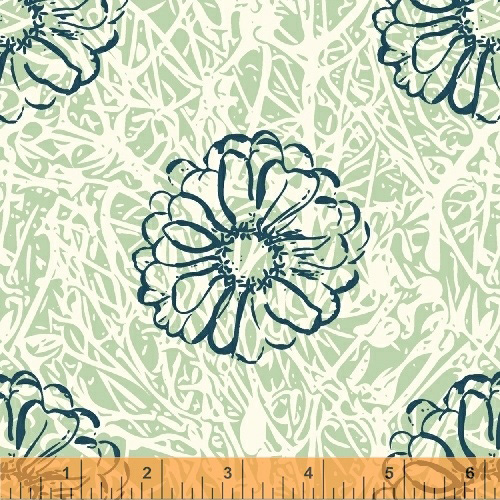 Hand Maker - Bramble in Mint - Click Image to Close