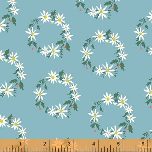 Daisy Chain - Flower Crown in Blue - Click Image to Close