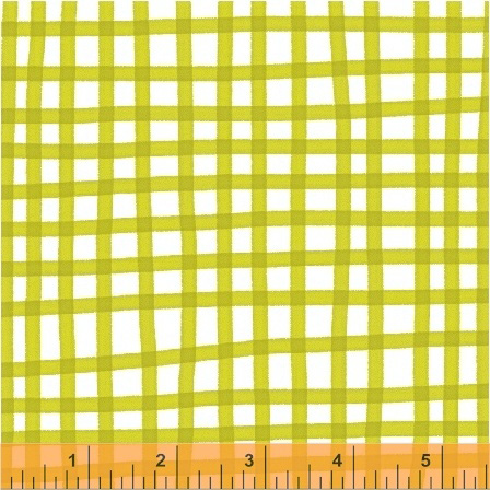 Daisy Chain - Plaid in Chartreuse - Click Image to Close