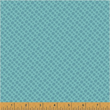 Circular Logic - Halftone in Turquoise - Click Image to Close