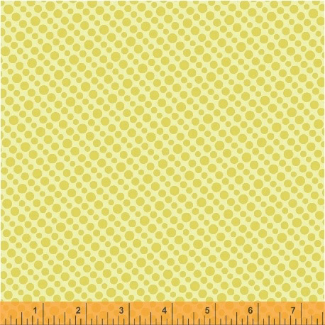 Circular Logic - Halftone in Mustard - Click Image to Close