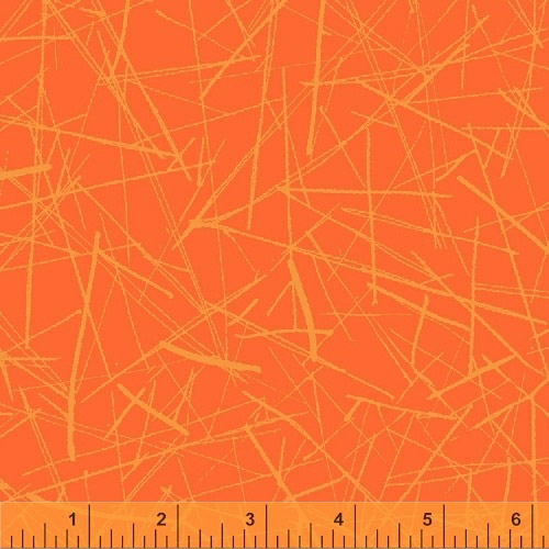 Kaleidoscope - Lines in Tangerine - Click Image to Close