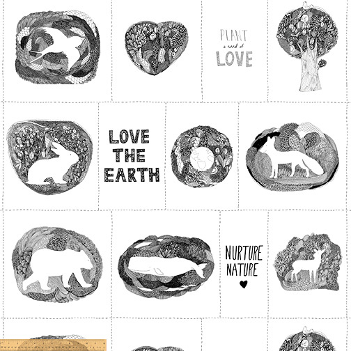 Love the Earth - Love the Earth 90cm Panel - Click Image to Close