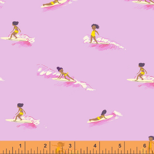 Malibu - Tiny Surfers in Pink - Click Image to Close