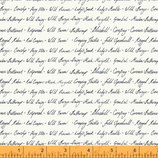 Midsummer - Wildflower Script in Linen - Click Image to Close