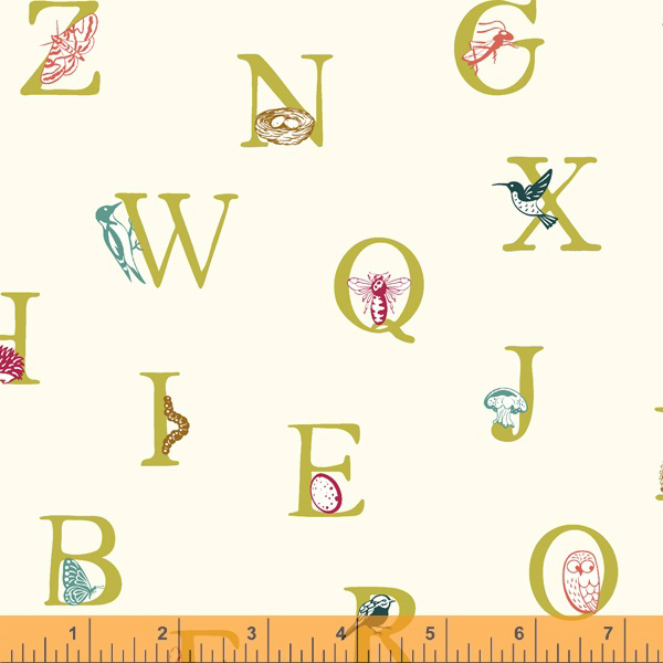 Summer School - Alphabet in Ivory - Click Image to Close