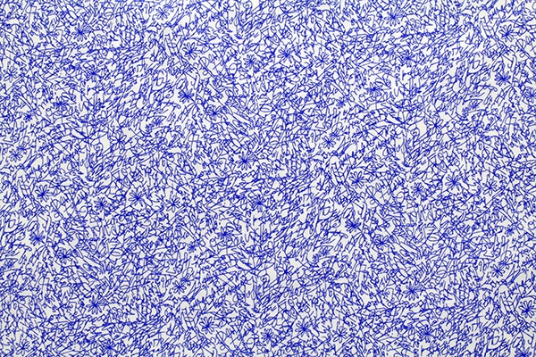 Scribbles in Blue - Click Image to Close