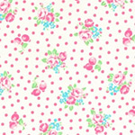 Flower Sugar - Small Flowers & Dots in White