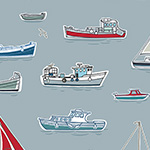 Marina - Boats in Silver
