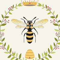 Devonstone Queen Bee - Queen Bee Wreath