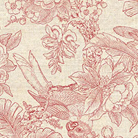 Chinoiserie - Chinoiserie in Natural/Red