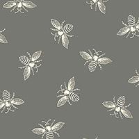 French Bee - Bees in Pewter