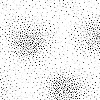 Century - Dot Clusters in Black on White