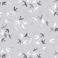 Dashwood Ditsies - Birds in Silver