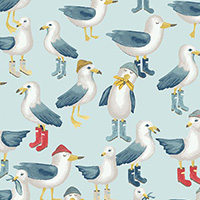 Hook, Line and Sinker - Flock of Seagulls in Skylight