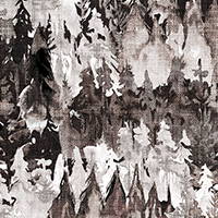 Forest Fable - Snowy Peak in Brown