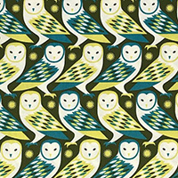 Birch Farm - Owls in Sage