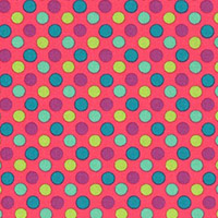 Modern Quilt - Spicy Scrap Dots in Pink