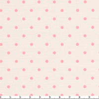 Polka Dots - Dark Pink on Cream