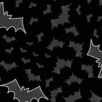 Castle Spooky - Bats in Black