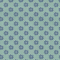 The English Garden - Floral Dot in blue