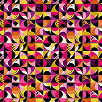 Jewel Tones - Mosaic in Pink