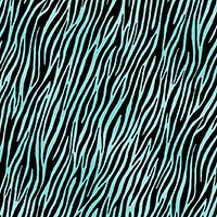 Jewel Tones - Zebra in Cool Topaz