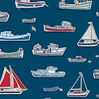 Marina - Boats in Blue