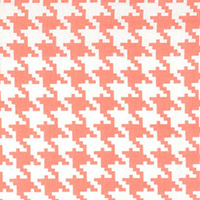 Everyday Houndstooth in Peach