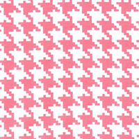 Everyday Houndstooth in Pink