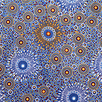 Aboriginal - Onion Dreaming in Copper Blue
