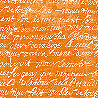 Wicked - Script on Orange