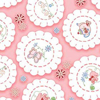 Fancywork Box - Doilies in Pink