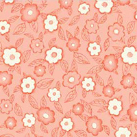 Frakturs and Flourishes - Floral in Coral