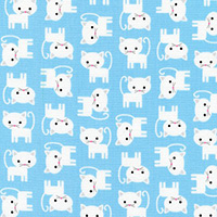 Urban Zoologie Mini - Kittens in Blue