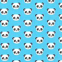 Urban Zoologie Mini - Pandas in Blue