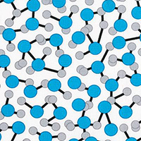 Science Fair - Molecules in Blue